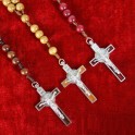 Medinis rožančius su Benedikto kryžiumi