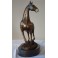 Stovinčio žirgo bronzinės statula 