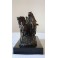 Pergalės deivės Nikės su žirgais bronzinė statula 