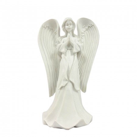 Baltas angelas 24 cm